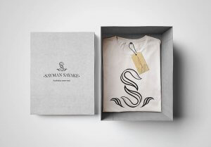 Sayman Sayake - logo para loja de roupas feminina por Cratera Design