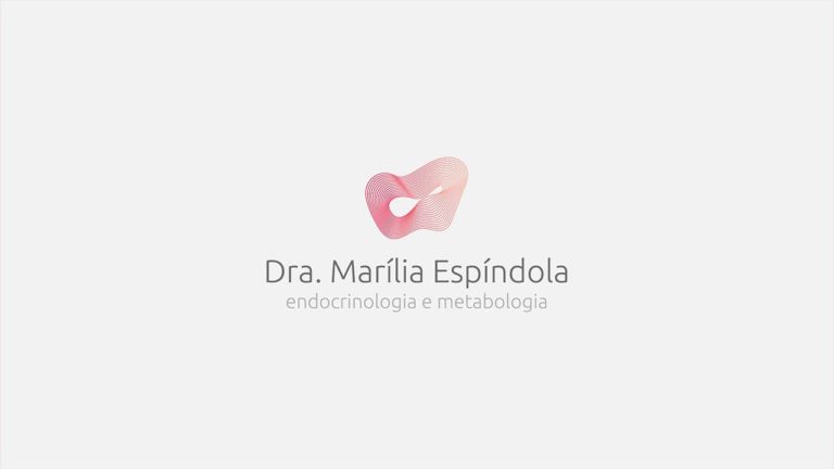 Design de logo e identidade visual para endocrinologista | Dra. Marília Espíndola por Cratera Design.